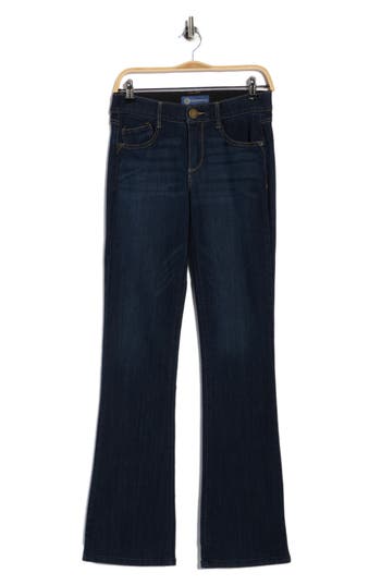 Democracy Ab Solution Itty Bitty Flare Jeans In Blue