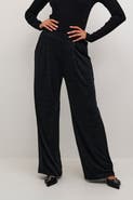 Kaffe Kaellie Glitter Jersey Wide Leg Trousers
