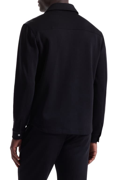 Bugatchi Soft Touch Snap-up Shirt In Black