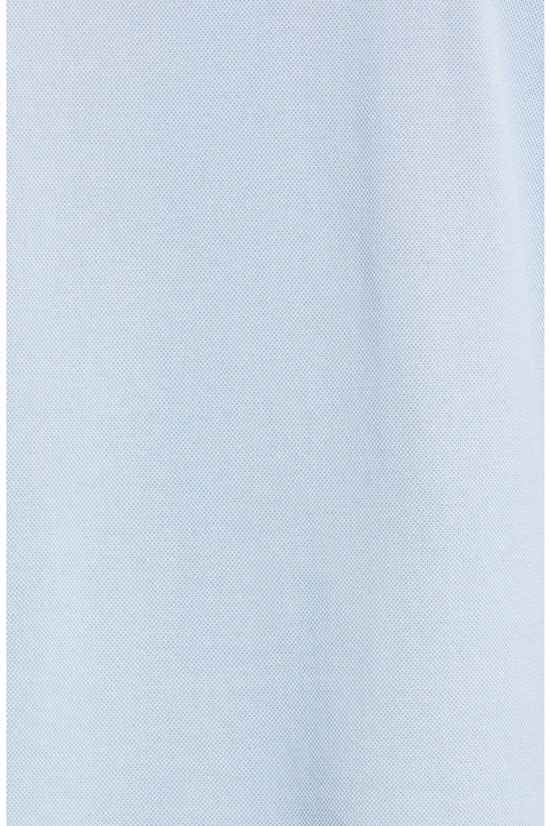 Tipped Short Sleeve Cotton Polo, Alternate, color, BLUE GREY