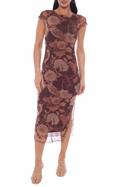 bebe Mesh T-Shirt Dress