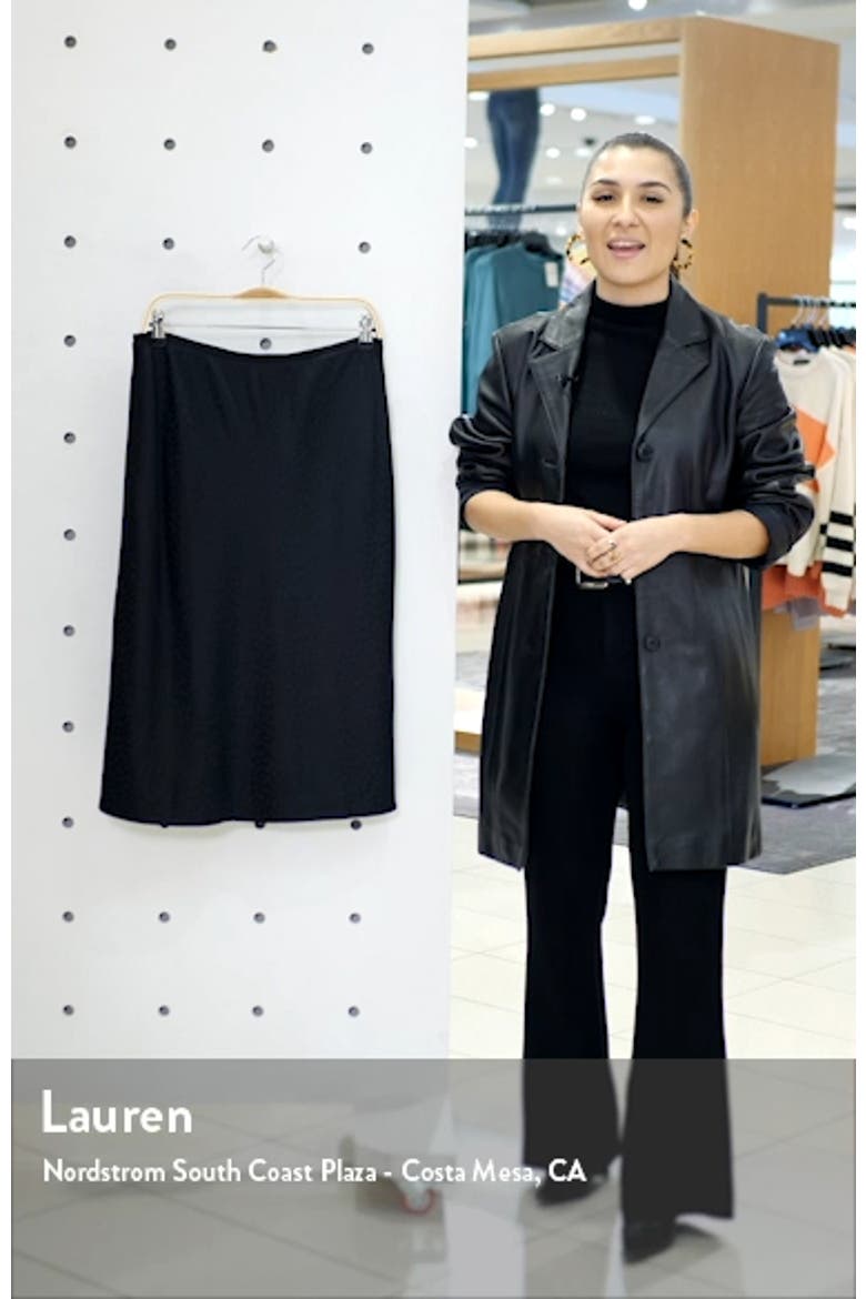 Bias Jacquard Skirt video