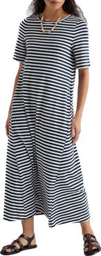 Seasalt Cornwall Ivey Stripe T-Shirt Dress