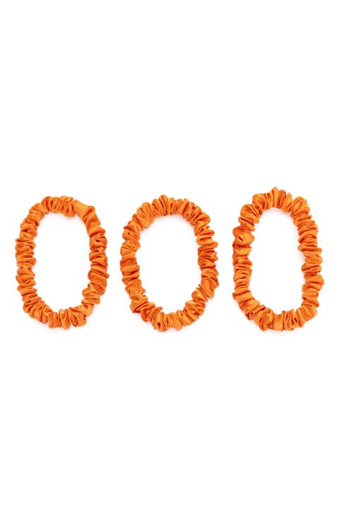 3-Pack Skinny Silk Scrunchies