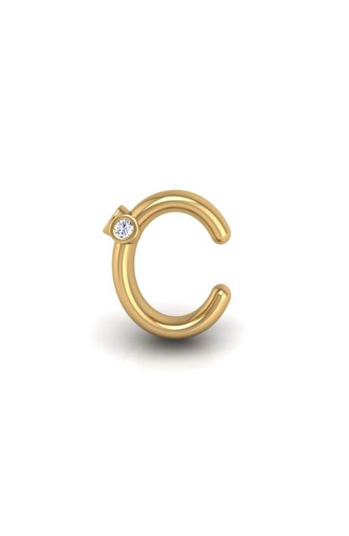 Seed2stone 180 Mid Ear Cuff In Gold