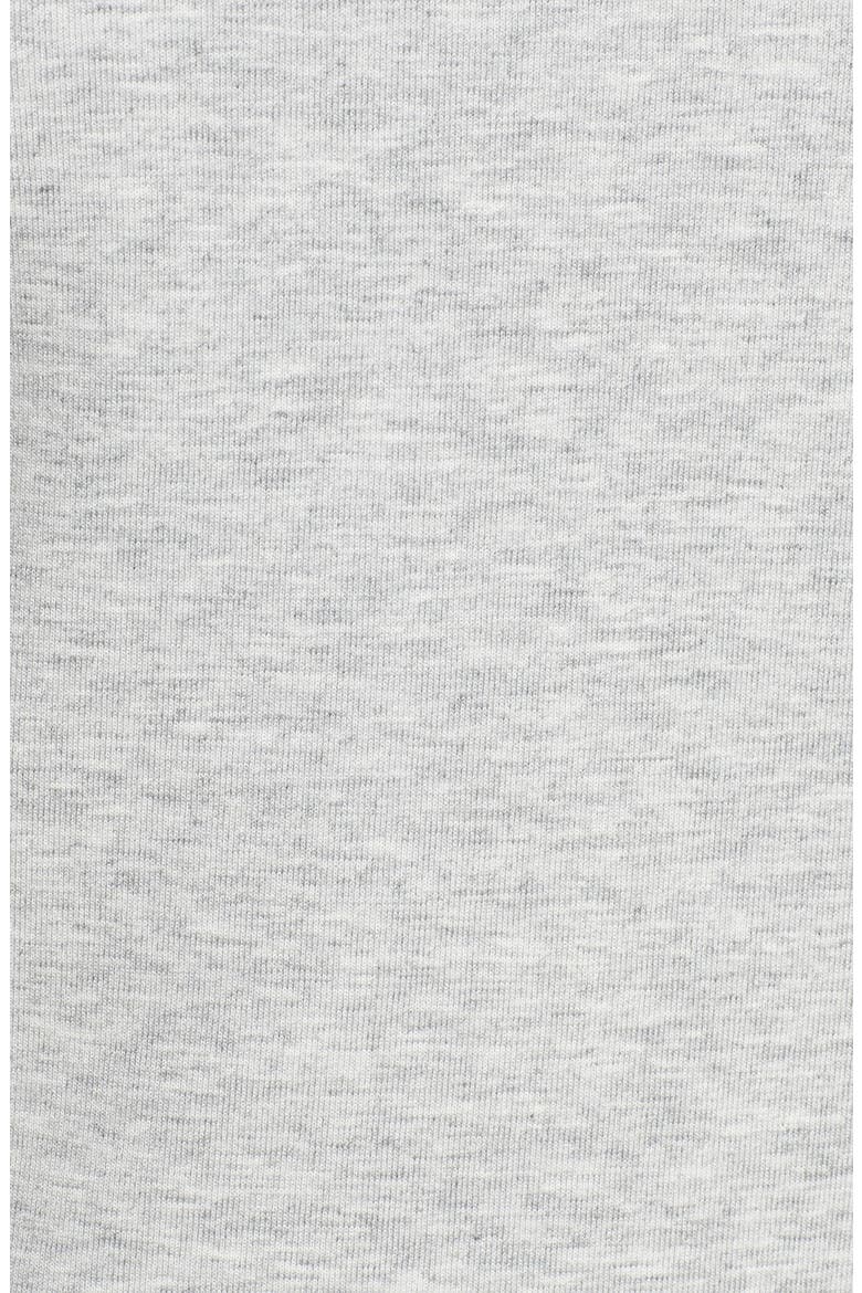 Cotton Blend Boat Neck Top, Alternate, color, GREY HEATHER