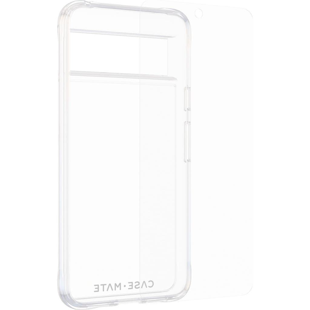 Case-Mate Protection Pack Tough Case And Glass Screen Protector For Google Pixel 8 in Clear at Nordstrom
