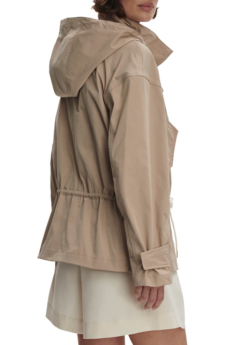 Varley Rema Short Rain Jacket, Alternate, color, Light Taupe