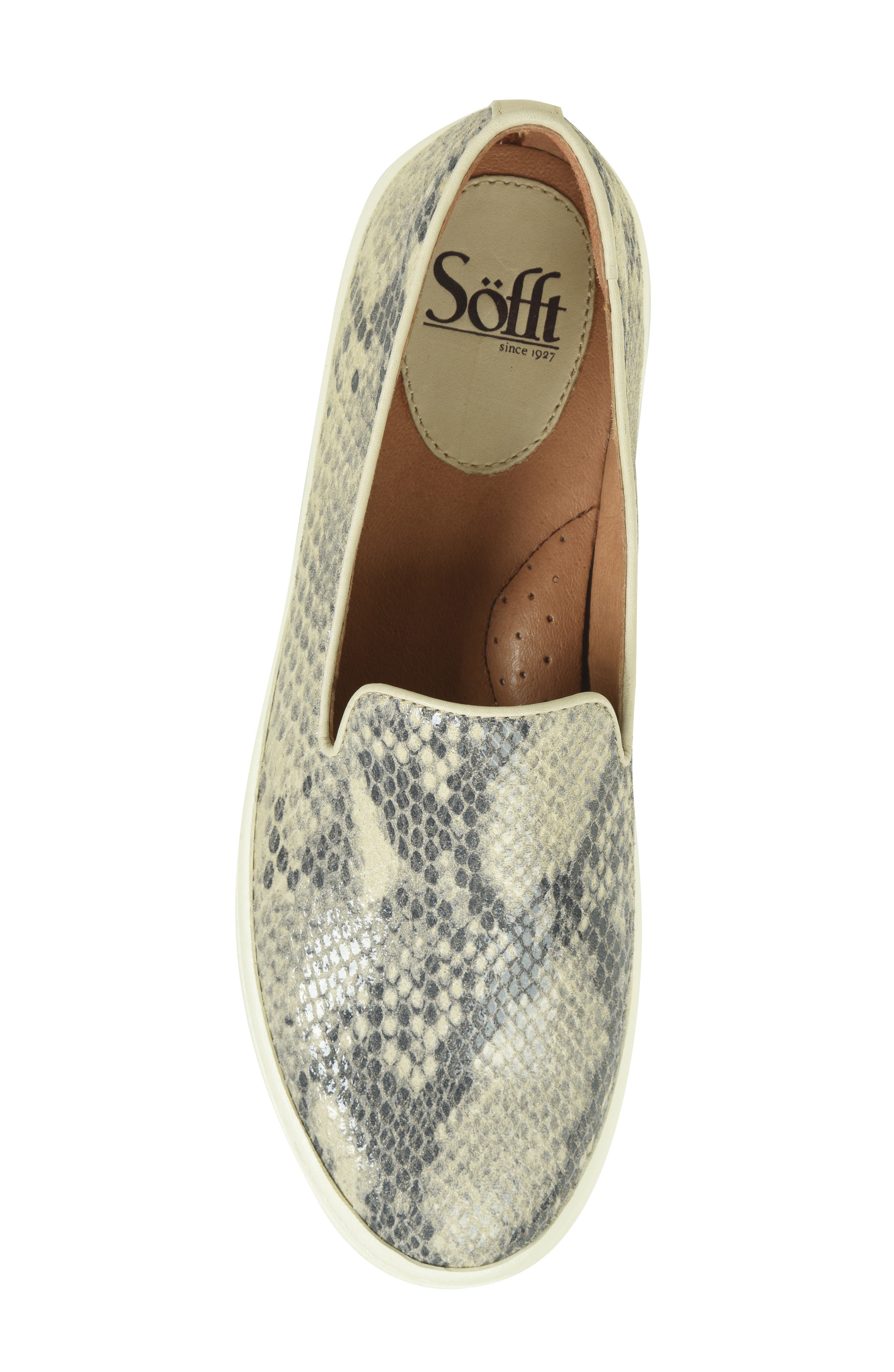 'Somers' Slip-On Sneaker, Alternate, color, BLACK-CREAM SNAKE PRINT