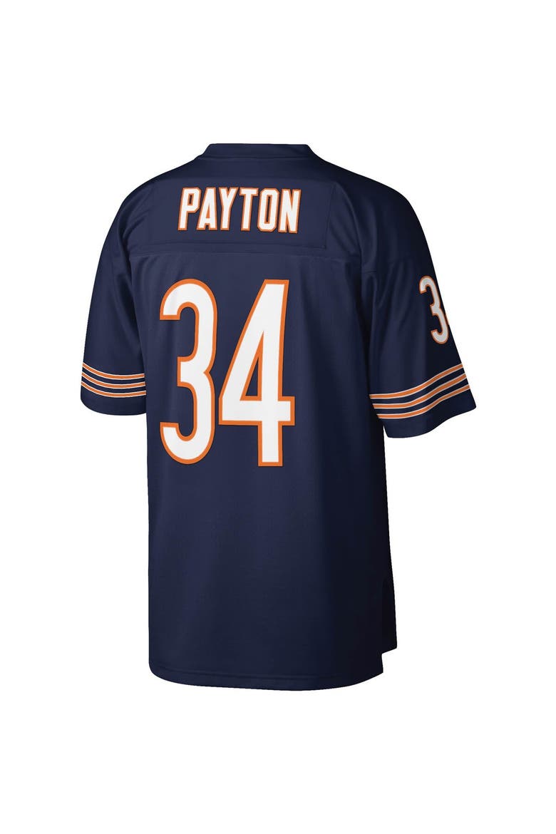 Men's Mitchell & Ness Walter Payton Navy Chicago Bears Legacy Replica Jersey, Alternate, color, Navy