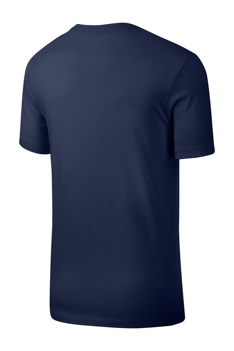 Sportswear Club Crew Neck T-Shirt, Alternate, color, 410 MNNAVY/WHITE
