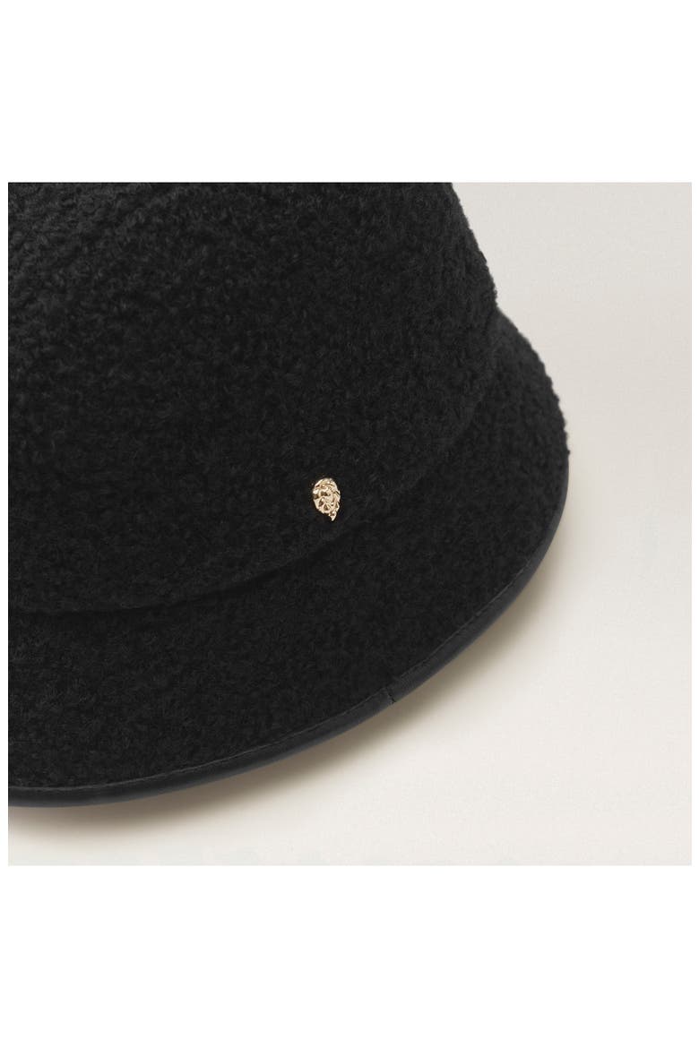 Rivoli Wool Blend Cloche Hat, Alternate, color, BLACK