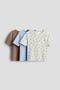 selected Light Beige Melange/Light Blue