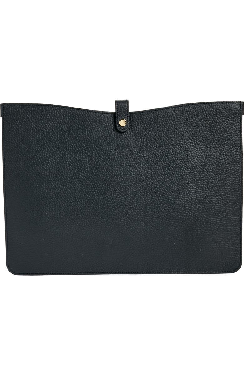 Cuyana System 16-Inch Leather Laptop Sleeve, Main, color,