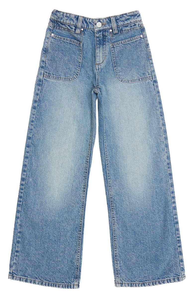 Joe's Jeans Kids' Bailey Patch Pocket Wide Leg Jeans, Main, color,