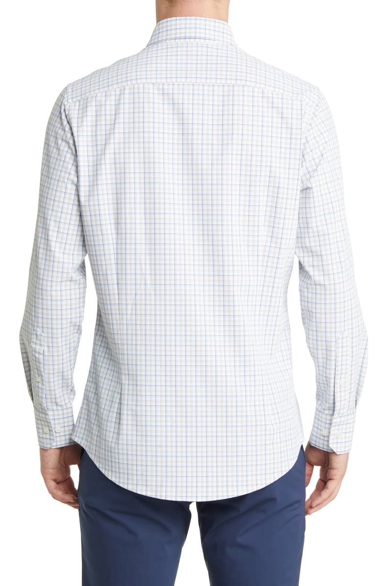 Mizzen+Main Leeward Trim Fit Ludlow Check Performance Button-Up Shirt, Alternate, color, 