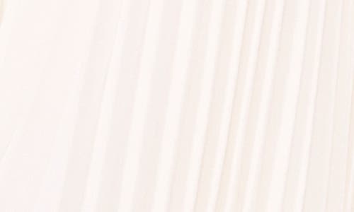 Halogen ® Pleated Sharkbite Hem Midi Dress In New Ivory