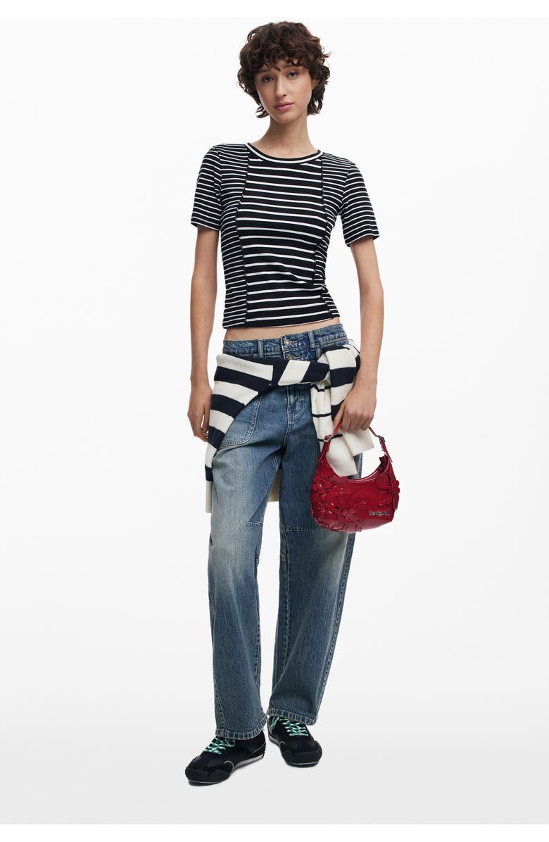 Desigual Faux Leather Crossbody Bag, Alternate, color, Red