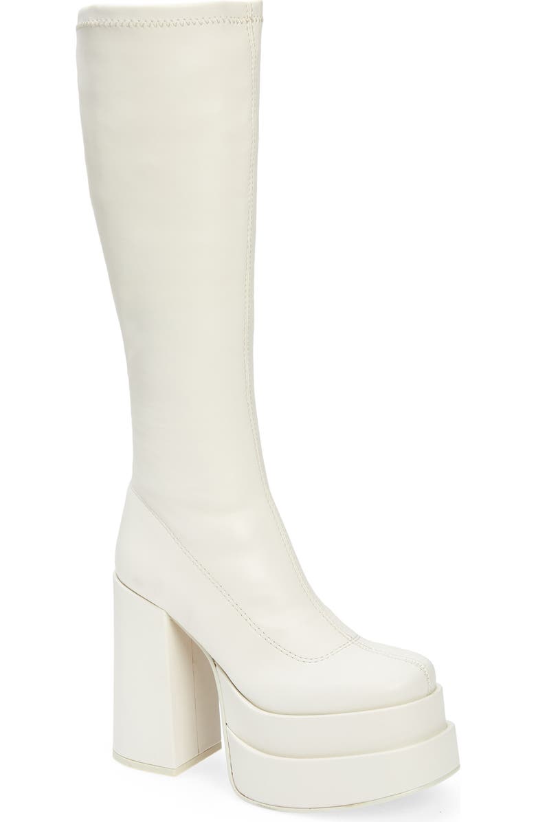 Steve Madden Cypress Platform Boot, Main, color, Off White