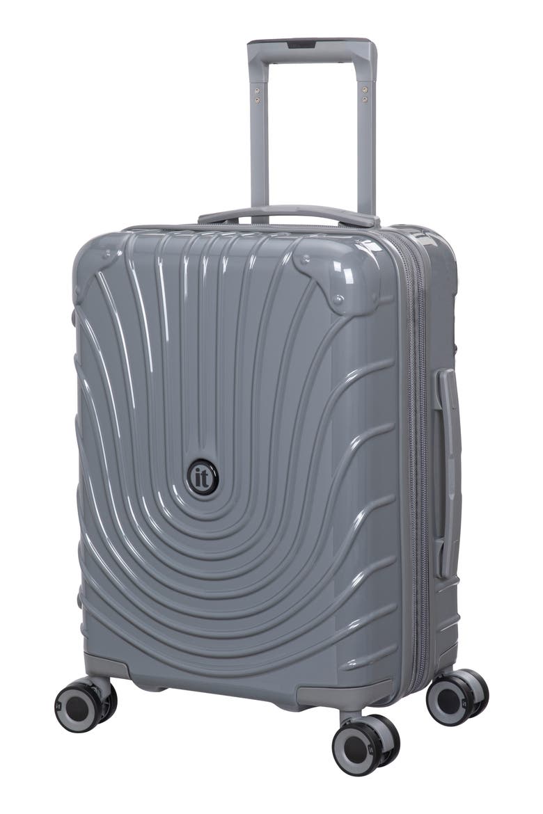 Radiating 21-Inch Hardside Carry-On Luggage, Main, color, CHARCOAL