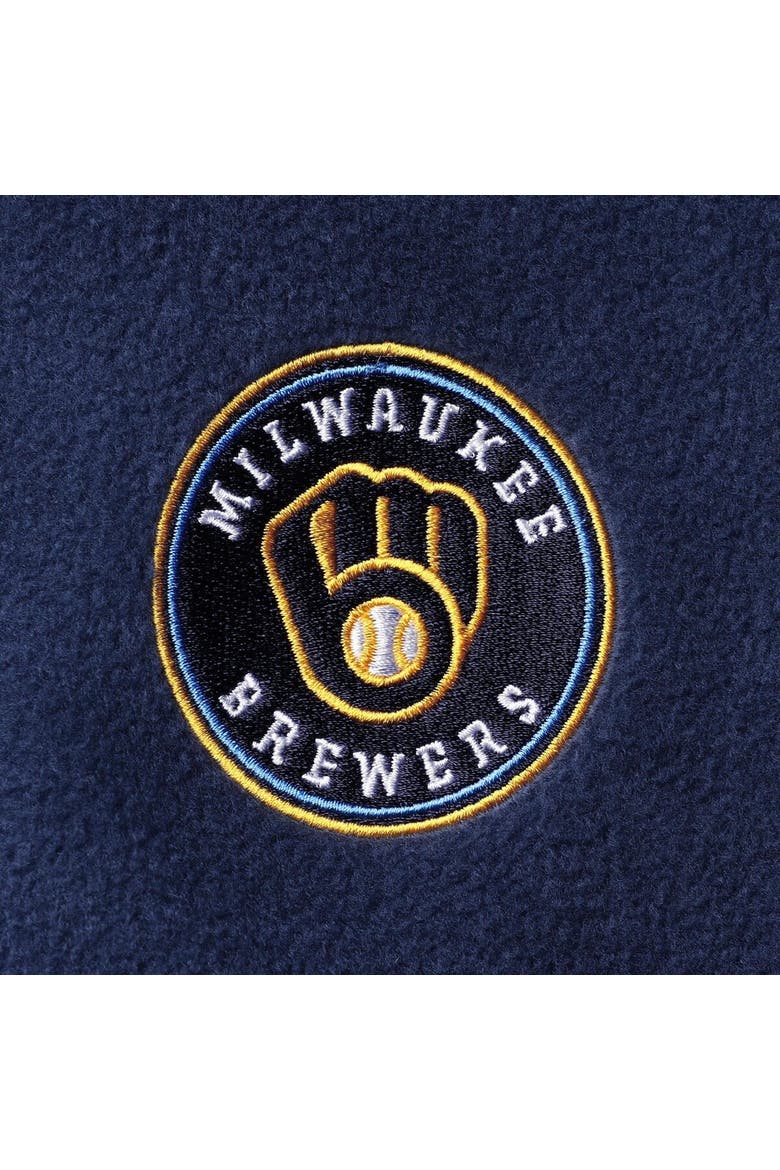 Men's Columbia Navy Milwaukee Brewers Steens Mountain Full-Zip Jacket, Alternate, color, Navy