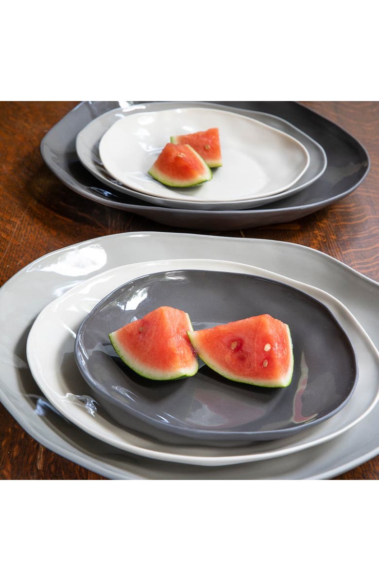 Be Home Tam Stoneware Platter, Alternate, color, Slate