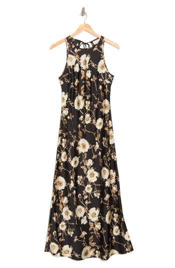 Melloday Paisley Bias Midi Dress