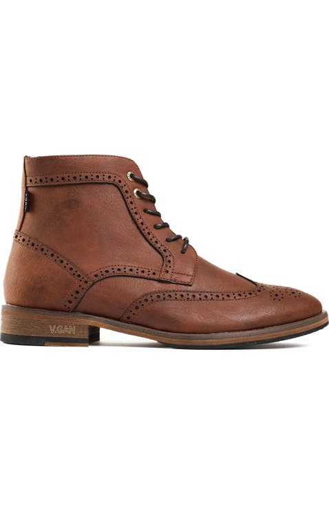 Wheat 2 Brogue Boots