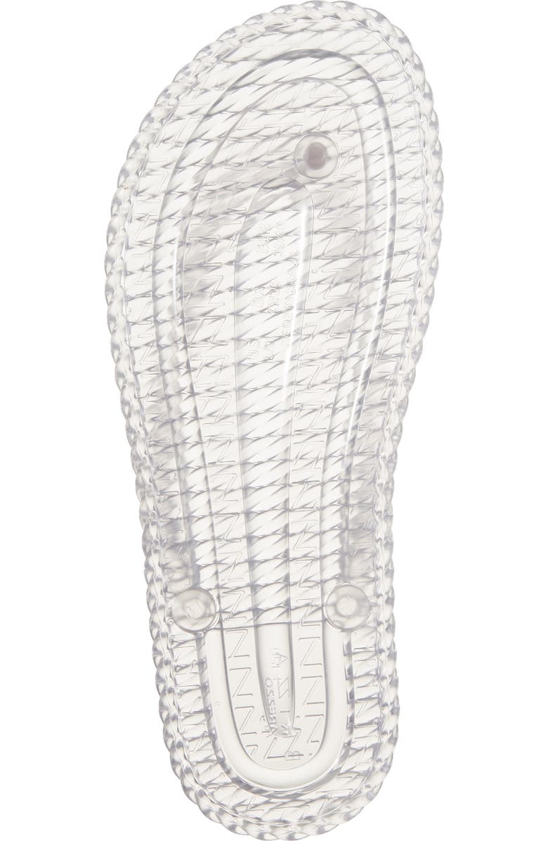 BRIZZA Jelly Flip Flop, Alternate, color, Clear