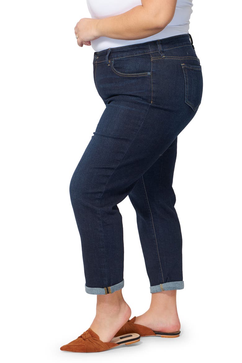 Rolled Cuff Jeans, Alternate, color, AMBER