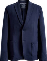 Mack Weldon Ace Navy Cotton French Terry Blazer