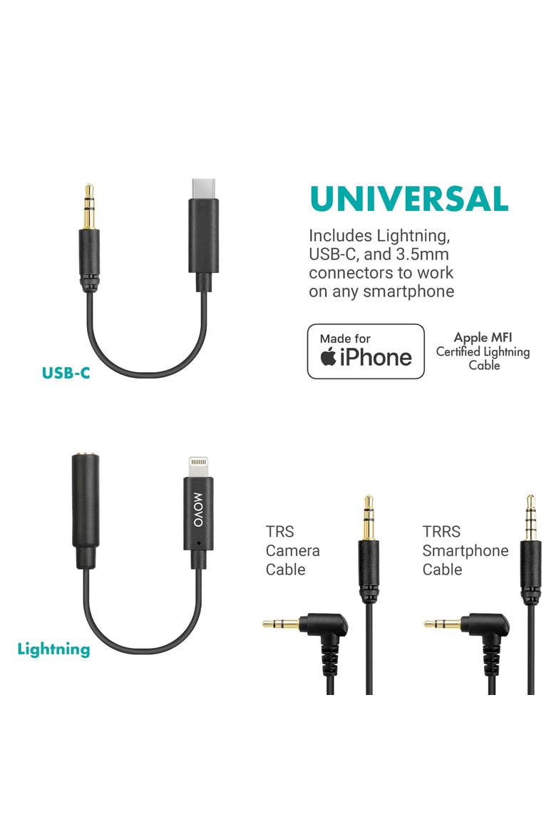 iVlogger-PRO+MV-T5 Vlogging Kit for iPhone/Android Smartphones with Mic, Light, Tripod, and More, Alternate, color, Black