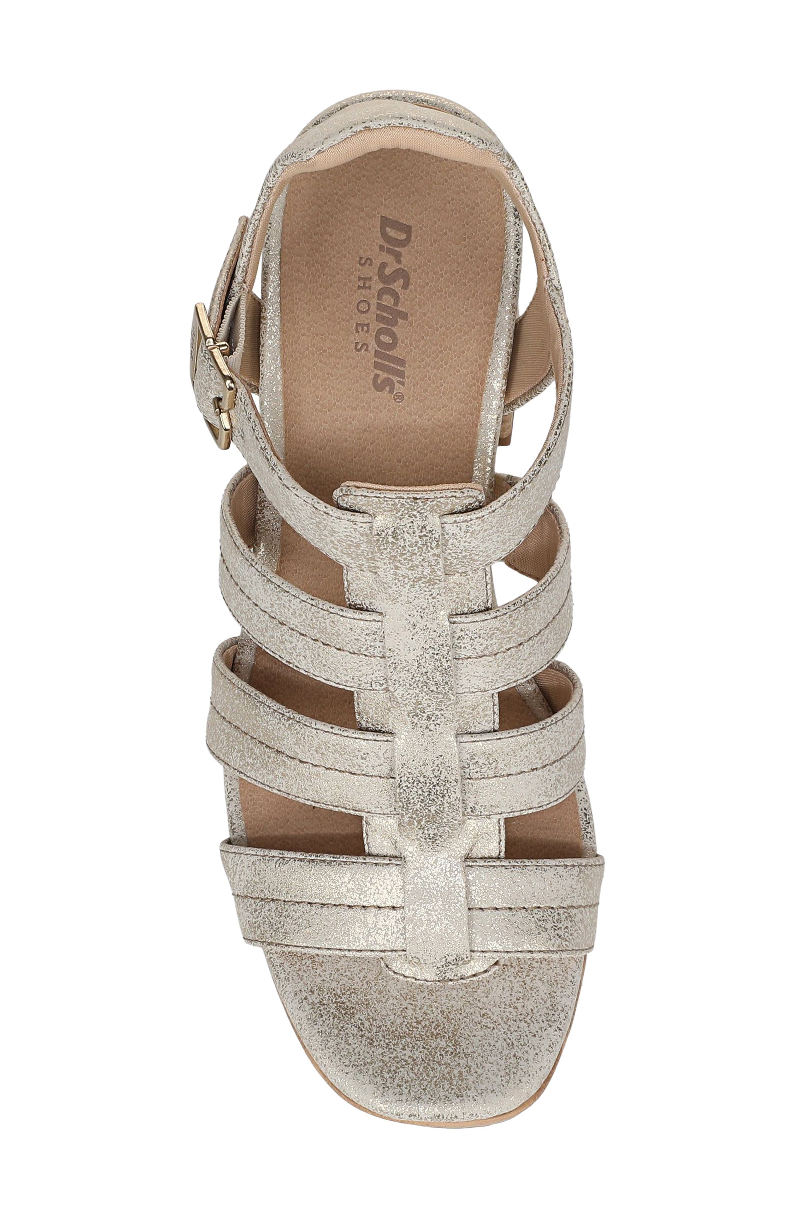 Makayla Slingback Platform Sandal, Alternate, color, LIGHT GOLD