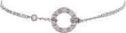 Pre-Owned Cartier 2 Diamonds Love Bracelet 18K White Gold with Diamonds