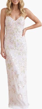 Needle & Thread Sequin Paradise Georgette Cami Gown