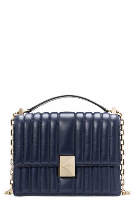 deco quilted leather convertible crossbody bag