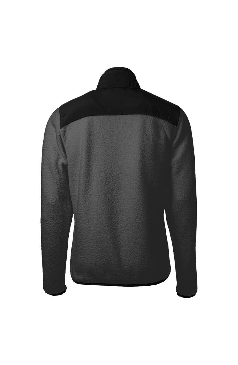 Cutter & Buck Men's Cutter & Buck  Gray/Black UNLV Rebels Cascade Eco Sherpa Fleece Full-Zip Jacket, Alternate, color, 