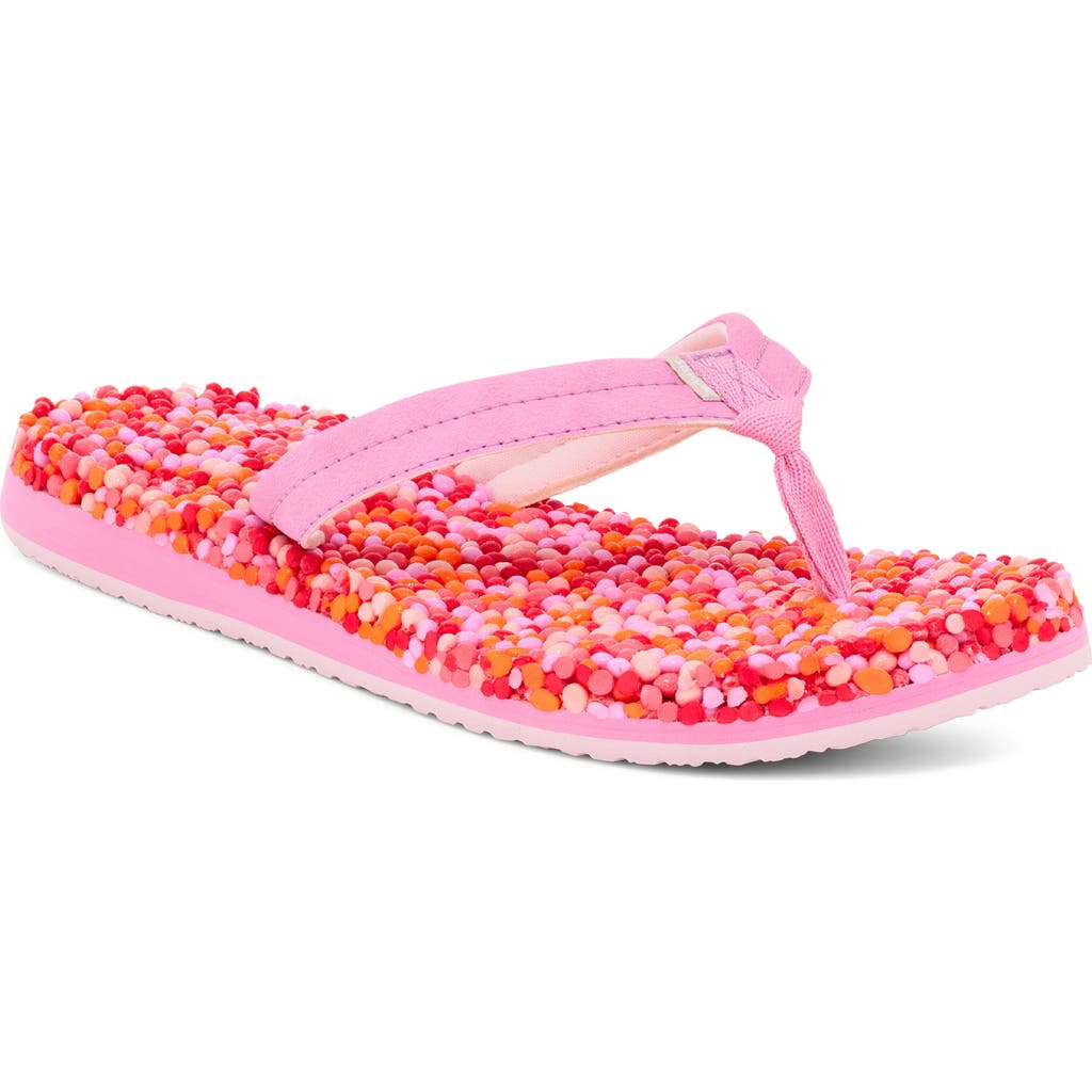 Sanuk Bubblecush Flip Flop In Multi