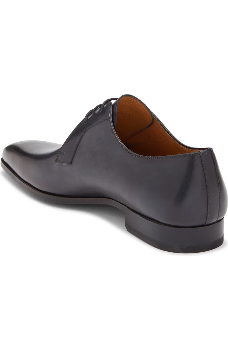 Magnanni Leather Derby, Alternate, color, Navy
