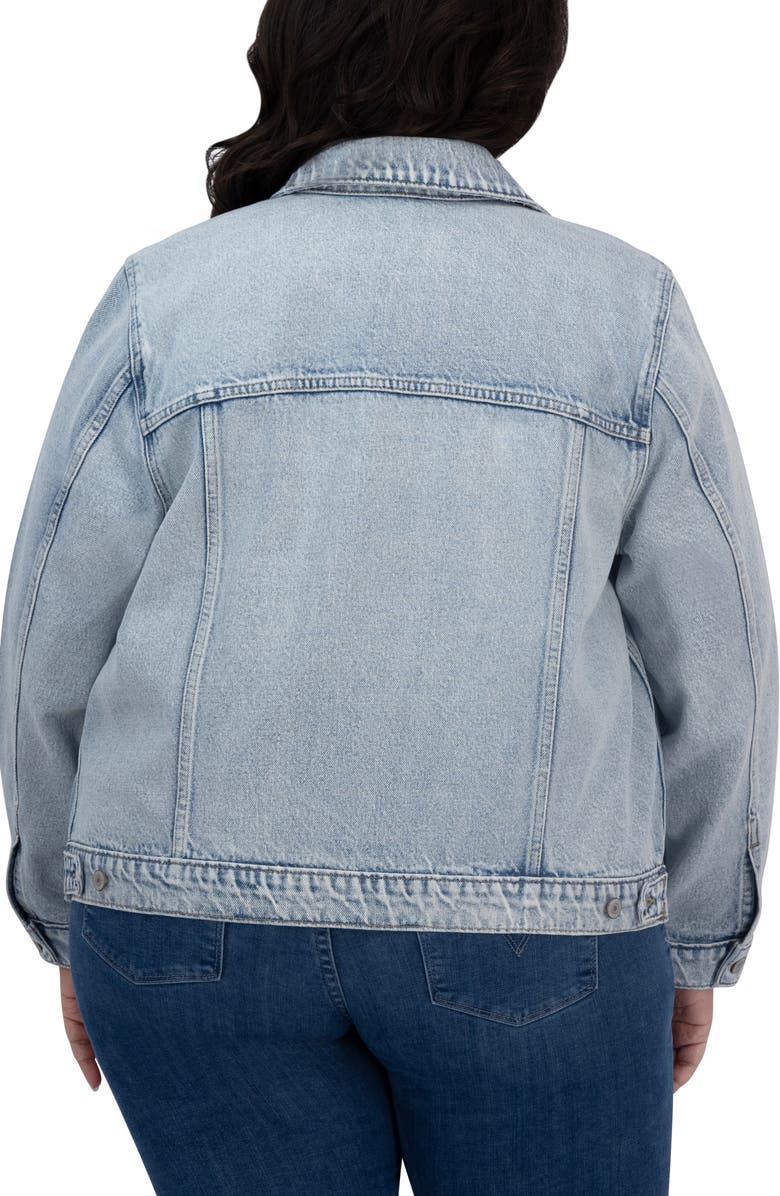 Lucky Brand Tomboy Trucker Jacket, Alternate, color, Sirius