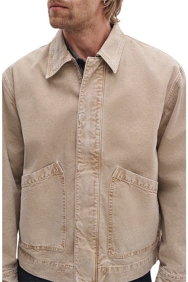 Hudson Cotton Canvas Jacket, Alternate, color, ANTITAUPE