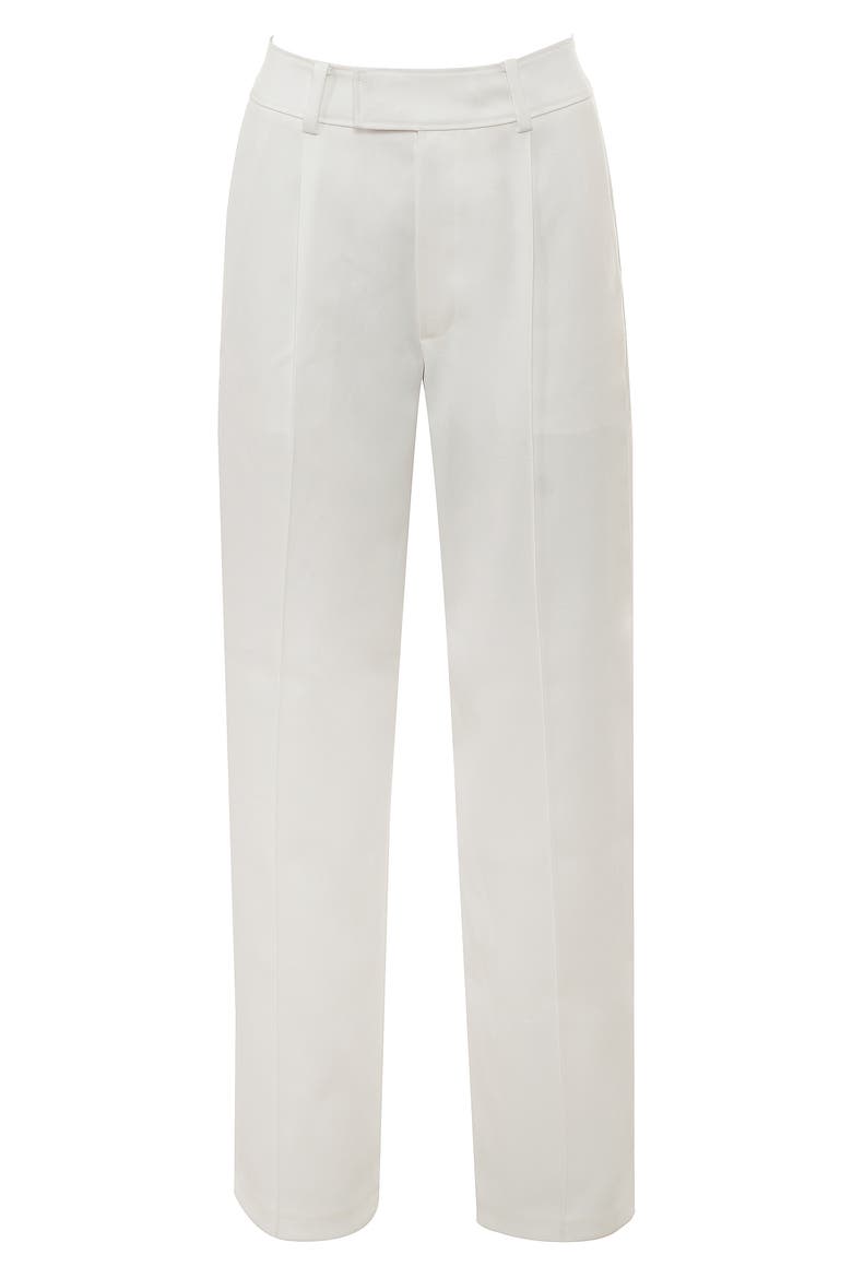 Hayden Tailored Pants, Alternate, color, WHITE