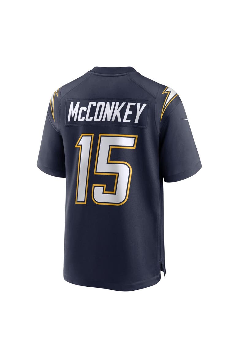 Men's Nike Ladd McConkey Navy Los Angeles Chargers Alternate Super Chargers Game Player Jersey, Alternate, color, Navy