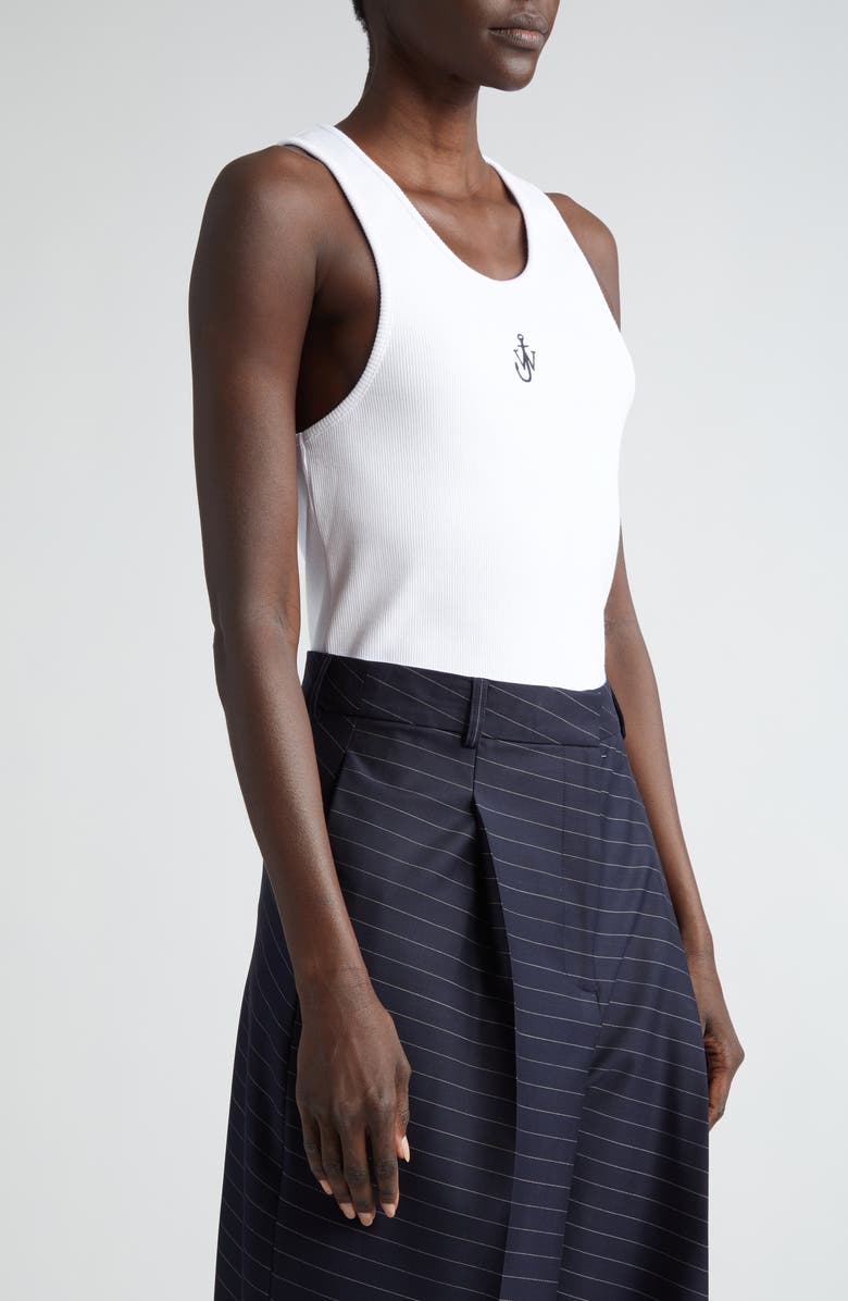 JW Anderson Anchor Logo Embroidered Tank, Alternate, color,