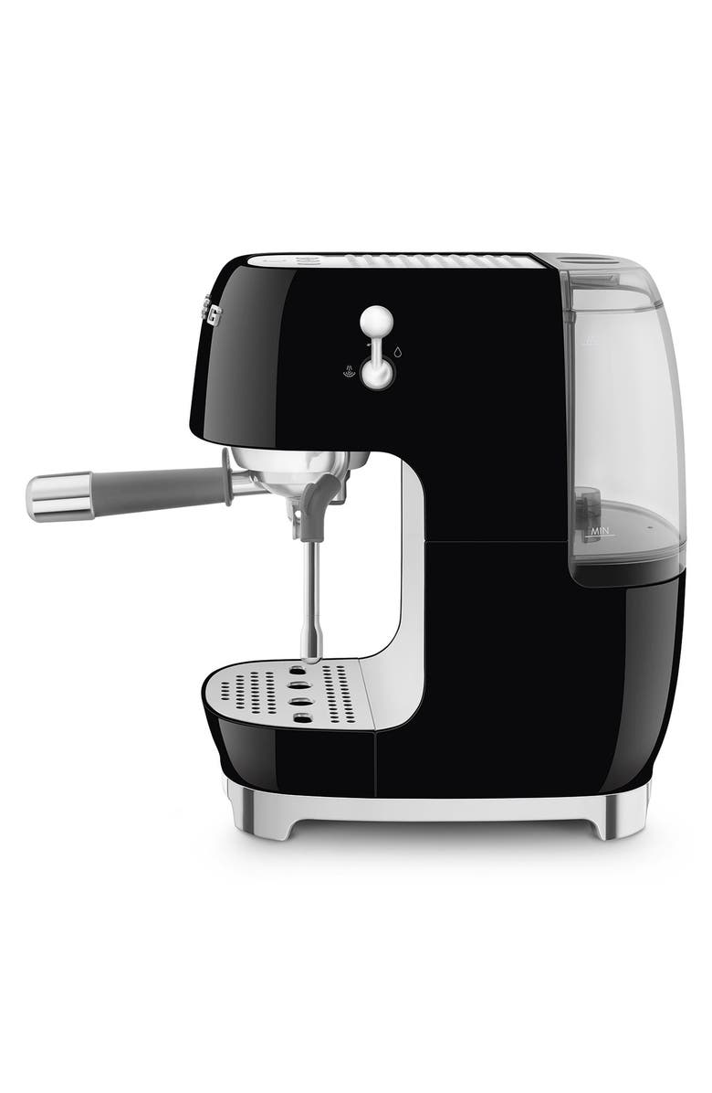 smeg Espresso, Coffee & Cold-Brew Coffee Machine, Alternate, color, Black