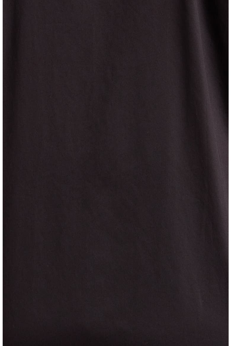 Harpa Short Sleeve Cotton Button-Up Shirt, Alternate, color, BLACK