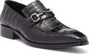 Maison Forte Magnus Croc Embossed Loafer