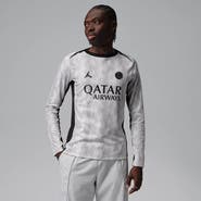 Jordan Brand Men's Jordan Brand Black Paris Saint-Germain Long Sleeve Pre-Match Dri-FIT Top