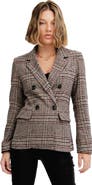 Belle & Bloom Piccadilly Wool Blend Plaid Blazer