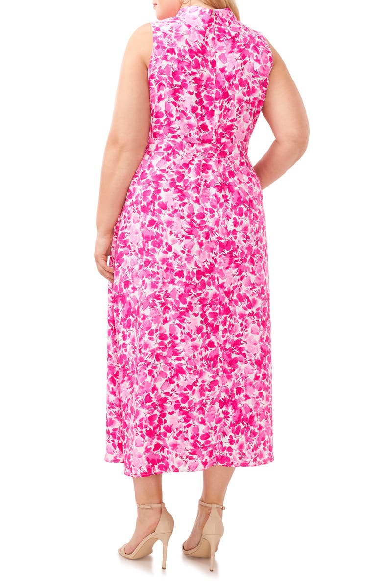 Vince Camuto Floral Sleeveless Midi Dress, Alternate, color,